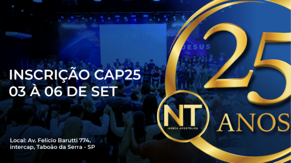 Inscrição CAP 25 anos